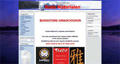 Desktop Screenshot of budostore-onkochishin.com